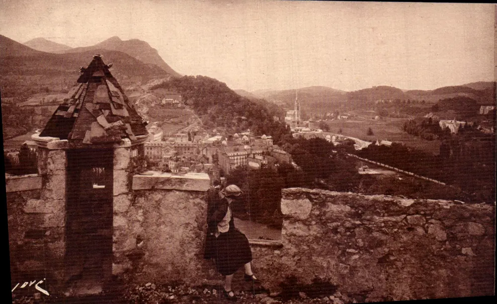 Lourdes (H.-P.) — Panoramablick vom Schlossfriedhof — Éditions Joyé, Pau (B.-P.) - Vorderseite
