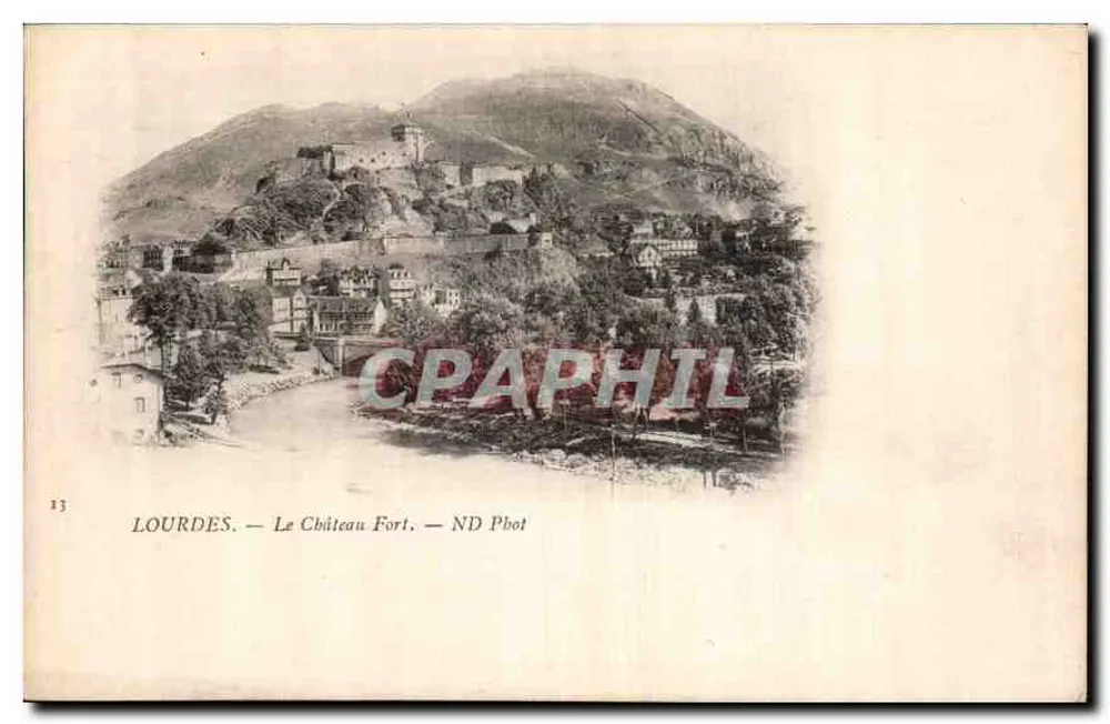Lourdes — O Castelo Forte — ND Phot - Frente