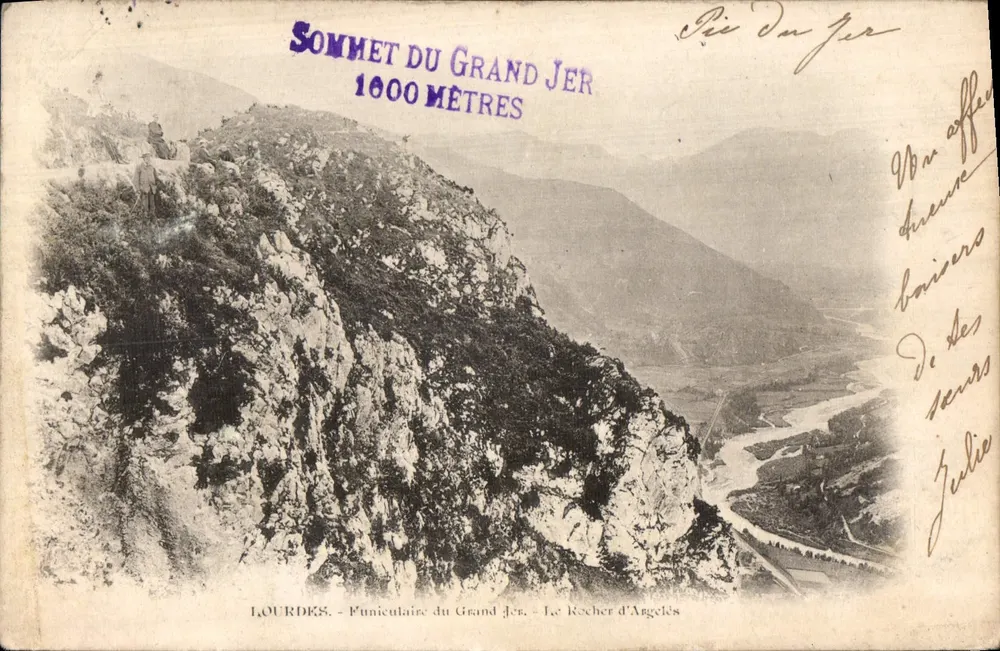 Gipfel des Grand Jer — 1600 Meter — Lourdes - Vorderseite