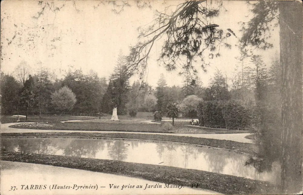 Tarbes (Hautes-Pyrénées) — Ansicht aus dem Massey-Garten — PP n°37 - Vorderseite