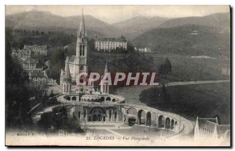 Lourdes — Vista Aérea — Edição F.V. n°23 - Frente