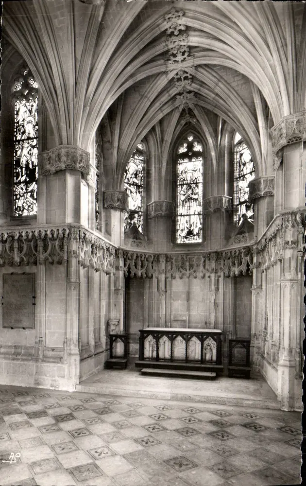 Amboise - Das Schloss - Die Kapelle Saint-Hubert - Vorderseite
