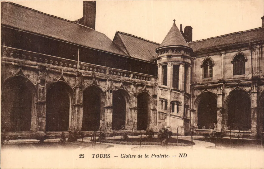Tours — Cloître da Psalette — ND - Frente