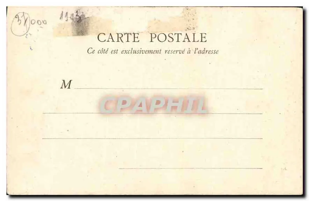 Tours — A Catedral — B. E., Paris - Verso