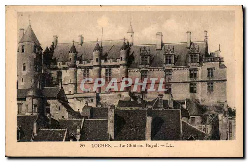 Loches — Het Koninklijk Kasteel — LL. - Voorkant