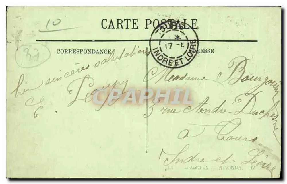 Amboise — O Castelo — LL. - Verso