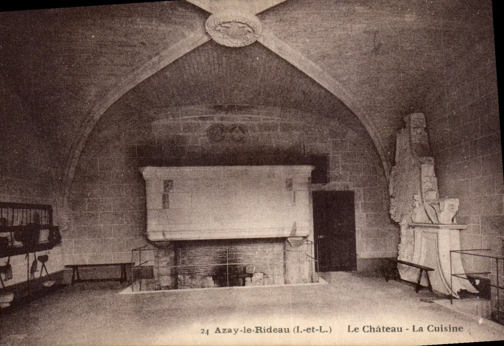 Azay-le-Rideau (Indre-et-Loire) — Das Schloss - Die Küche — R. Dorange, Verlag - Vorderseite
