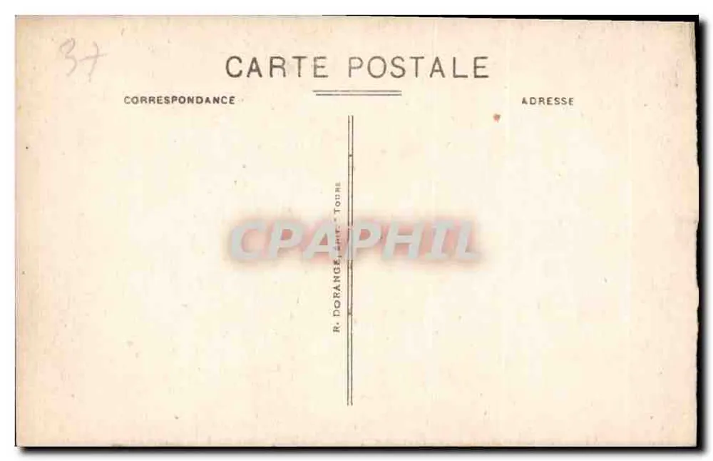 Chenonceaux (Loire-et-Loire) - Das Schloss - Der Vestibül - R. D. - Rückseite