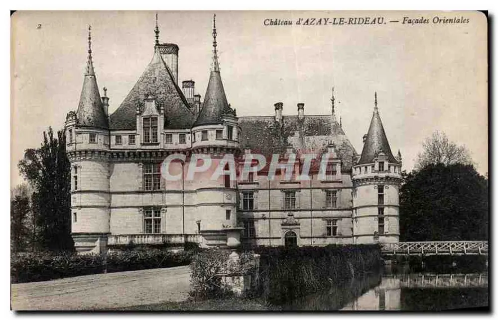 Schloss Azay-le-Rideau — Ostseiten — Unbekannter Verlag, Seriennummer 2 - Vorderseite