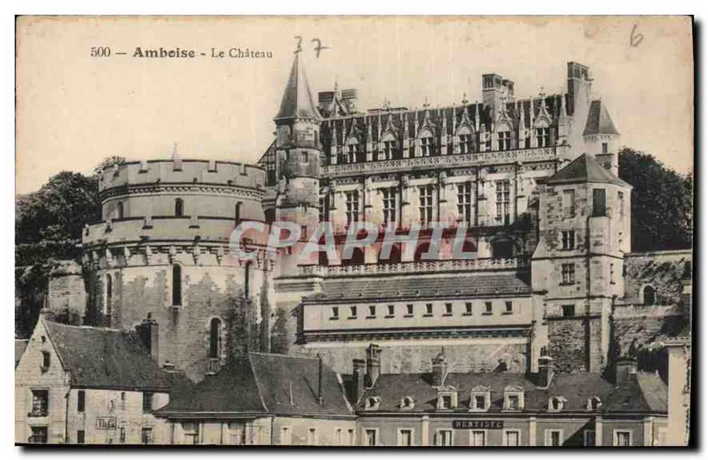 Amboise - O Castelo — editor 'BEATISTE', n° de série 500 - Frente