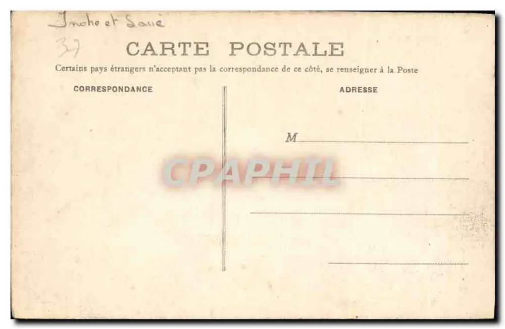 Amboise - O Castelo — editor 'BEATISTE', n° de série 500 - Verso