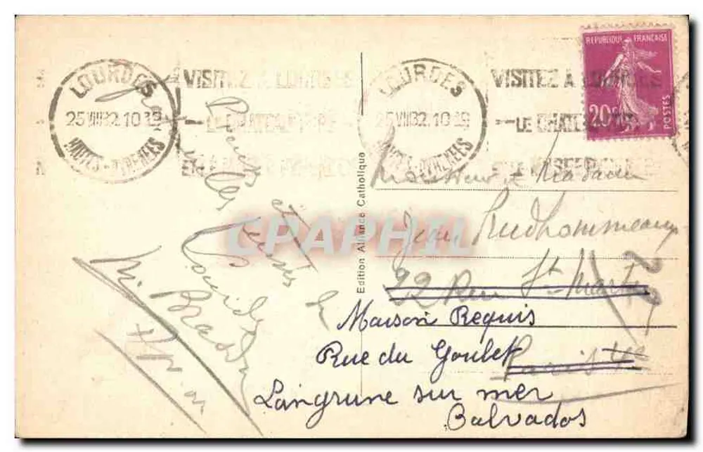 Lourdes - A Basílica e a Gruta — Edição Aliança Católica, n° 233 - Verso