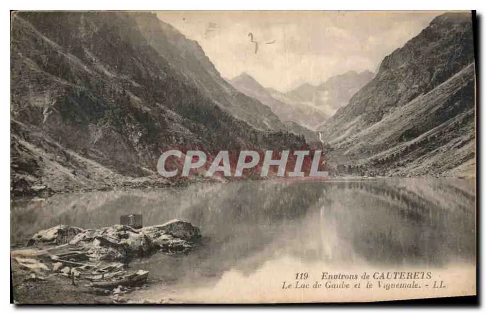 See Gaube und der Vignemale — Umgebung von CAUTERETS — LL n°119 - Vorderseite