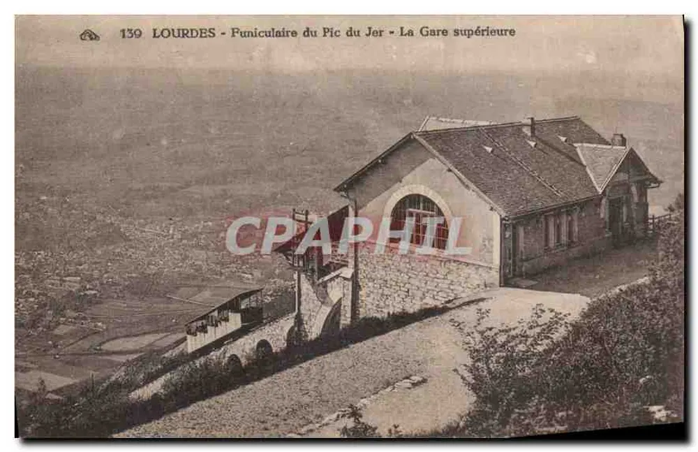 Lourdes - Seilbahn des Pic du Jer - Oberstation - Vorderseite