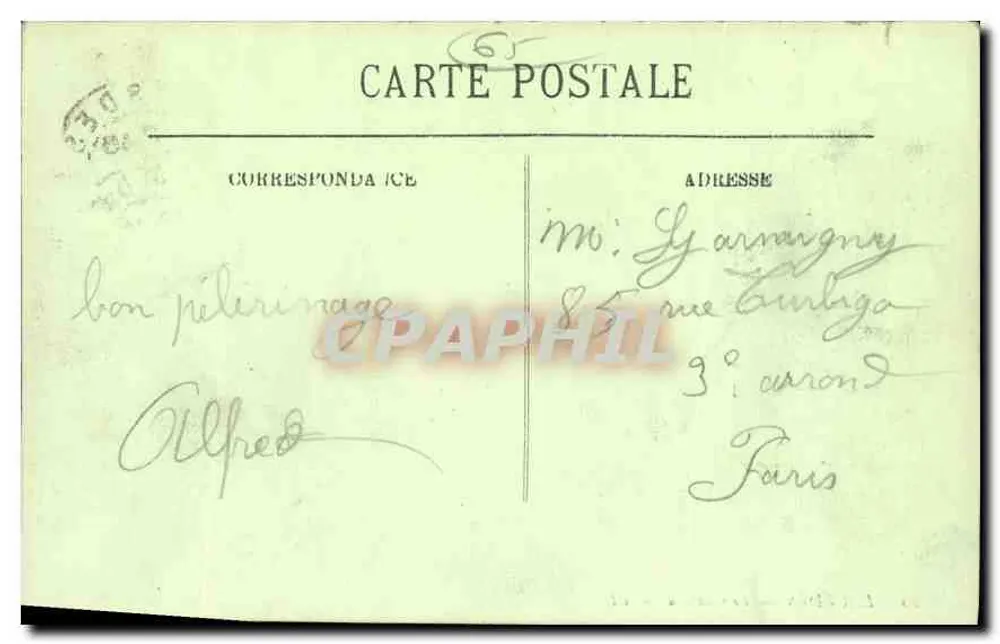 Lourdes — O Castelo — LL. - Verso
