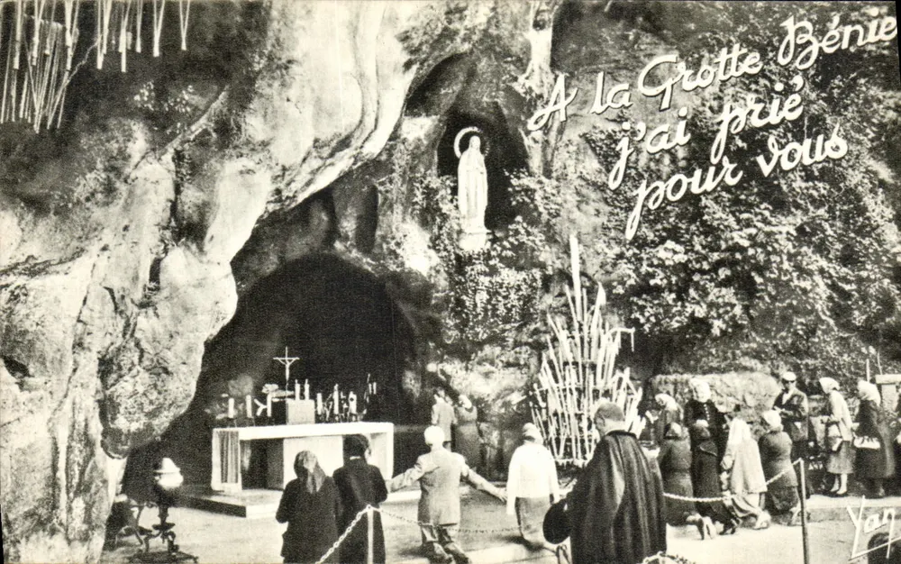Grotta Benéfica — Lourdes — editor Pierre Chambon, n°88 - Frente