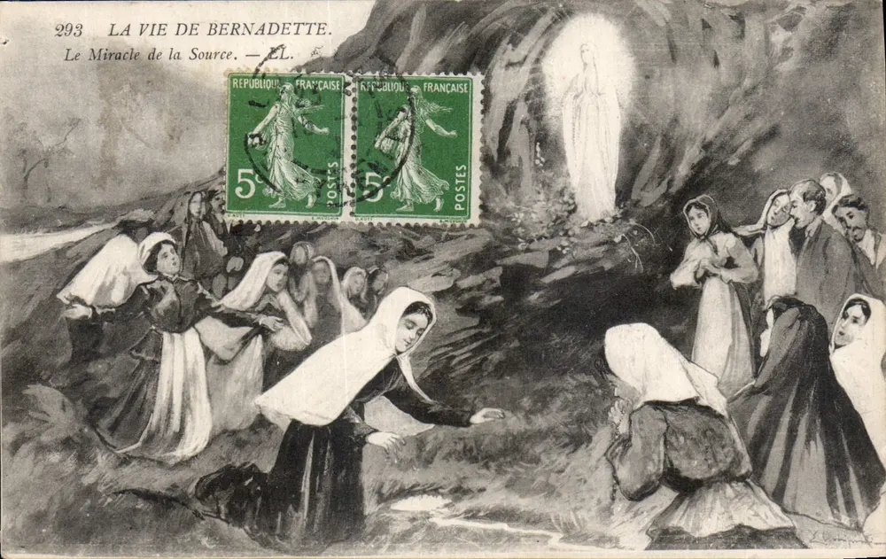 A Vida de Bernadette — O Milagre da Fonte — Editor L. G. (nº 293) - Frente