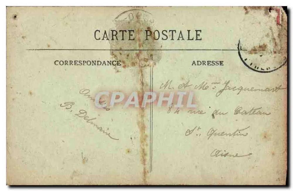 Lourdes — Eingang zum Heiligtum — Ausgabe des Palais du Rosaire, Lourdes - Rückseite