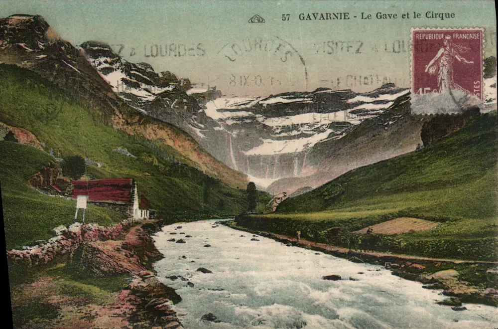 Gavarnie - O Gave e o Cirque — editor C.A.D. n°57 - Frente