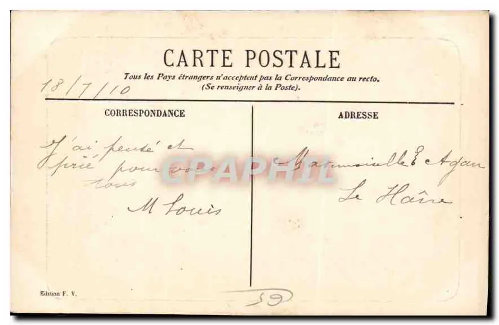 Lourdes — Gruta e Basílica — Edição F. V. - Verso