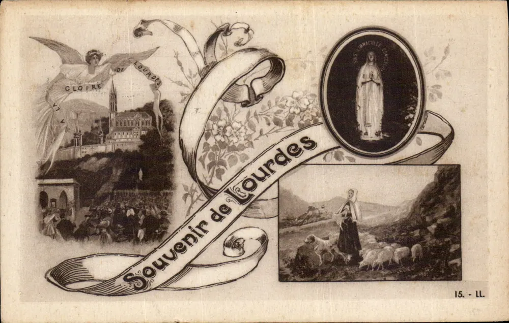 Lourdes — Lembrete de Lourdes — editor LL n°15 - Frente