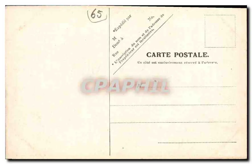 Lourdes — Das Fort und die Brücke über den Gave — V.P. Paris Nr. 18 - Rückseite