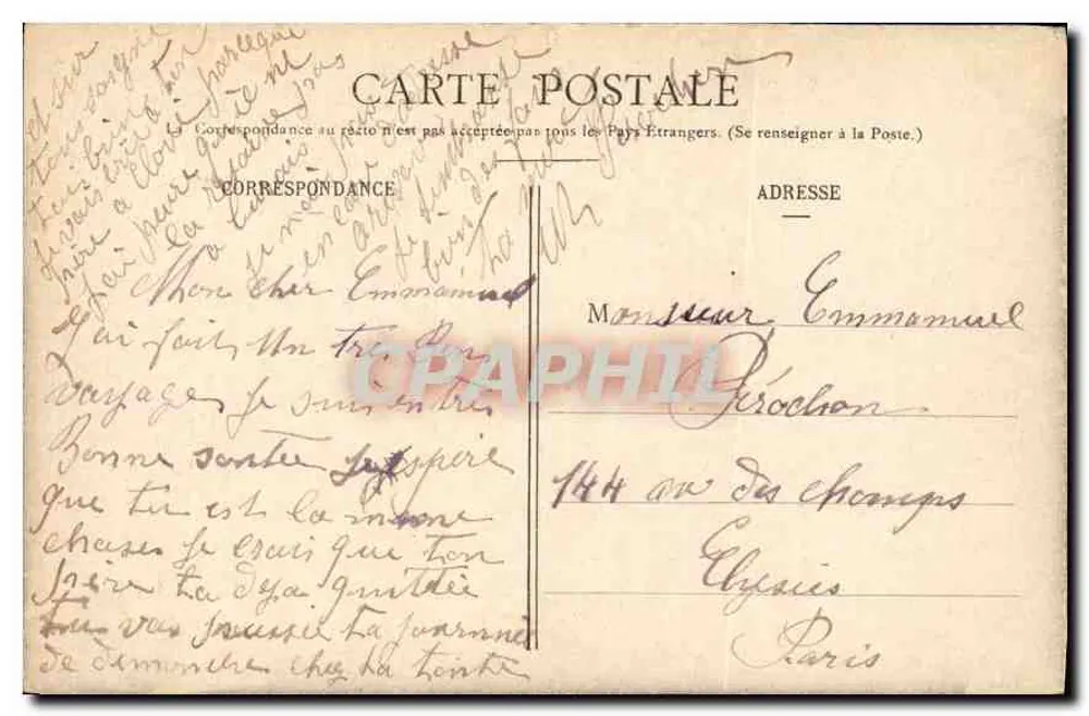 Lourdes - La Basilique, Ansicht vom Château-Fort — L.S. S.L. - Rückseite
