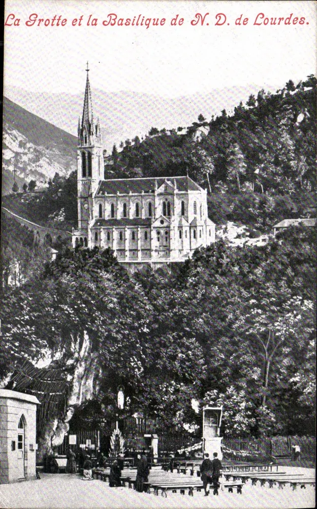 Die Höhle und die Basilika von Notre-Dame de Lourdes — Edition der Katholischen Allianz, Lourdes (P) - Vorderseite