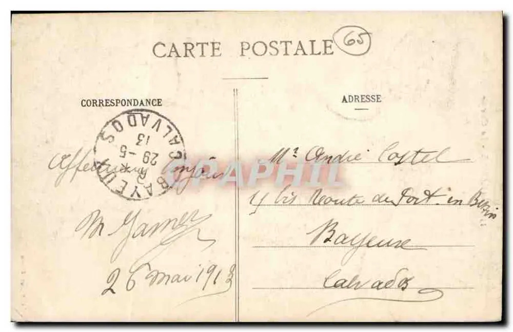 GAVARNIE - A Cachoeira — editor desconhecido, n° 35 - Verso