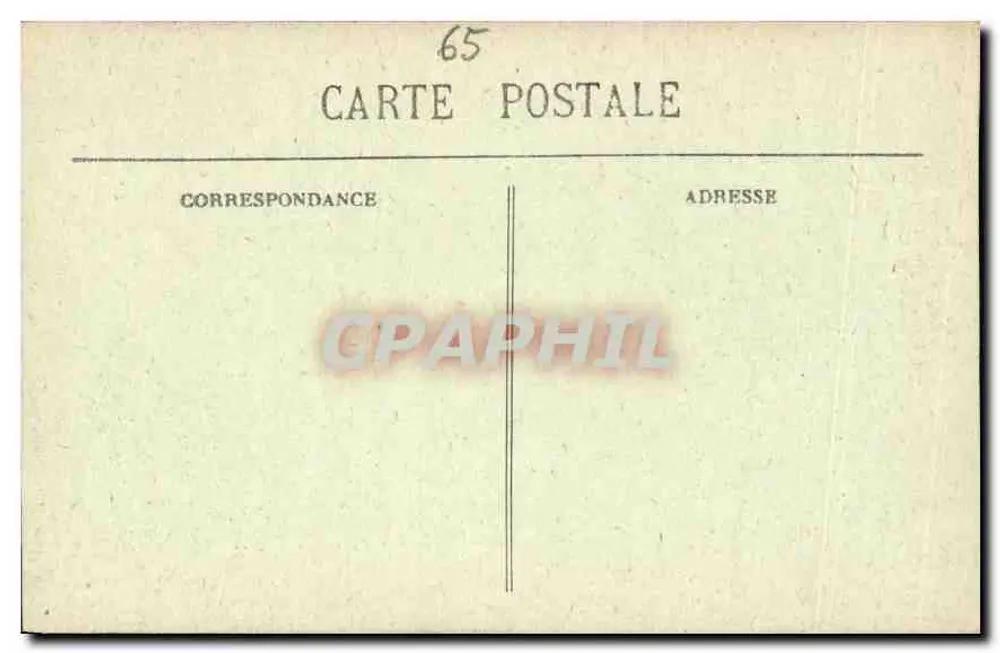 Wasserfall Corizey — Die Pyrenäen — Sireygeol, Verlag, Limoges - Rückseite