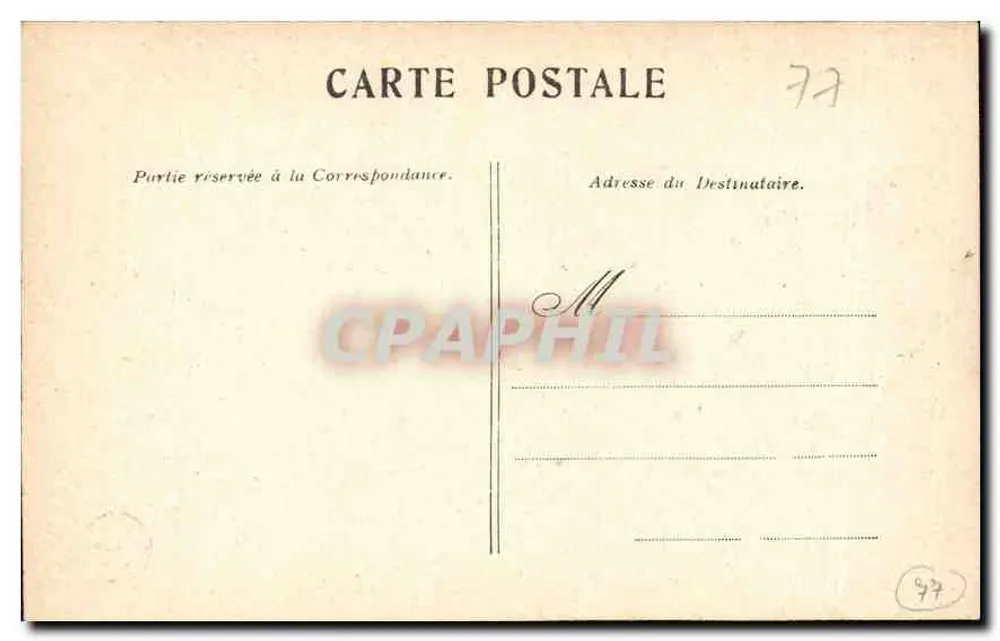 Fontainebleau — O Castelo — A LA MENAGERE PARIS - Verso