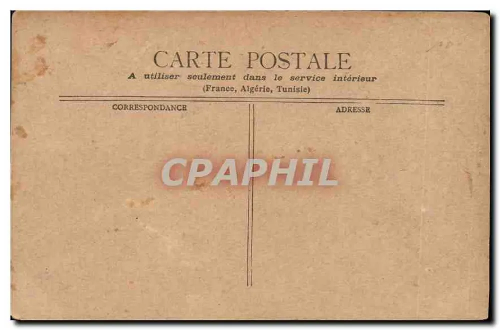 O Castelo de Fontainebleau — vista do parque e do lago — editor não identificado - Verso