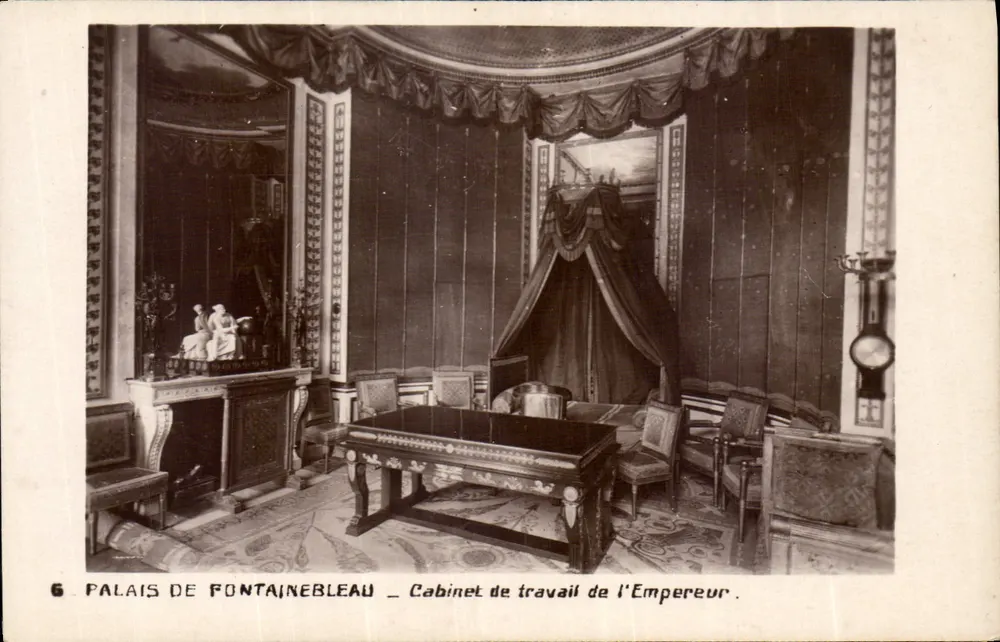 Palast von Fontainebleau — Studierzimmer des Kaisers — Edition der Louvre-Museen, Nr. 6 - Vorderseite