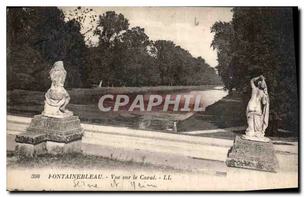 Fontainebleau — Ansicht des Kanals — LL, n°398 - Vorderseite
