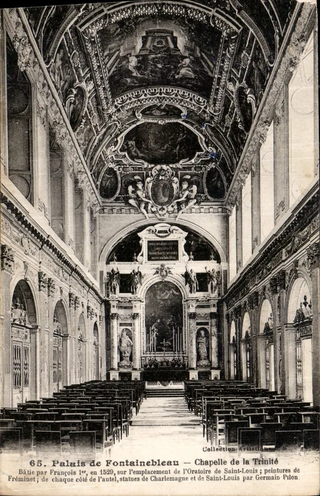 Schloss Fontainebleau — Kapelle der Dreifaltigkeit — Sammlung Artietion - Vorderseite
