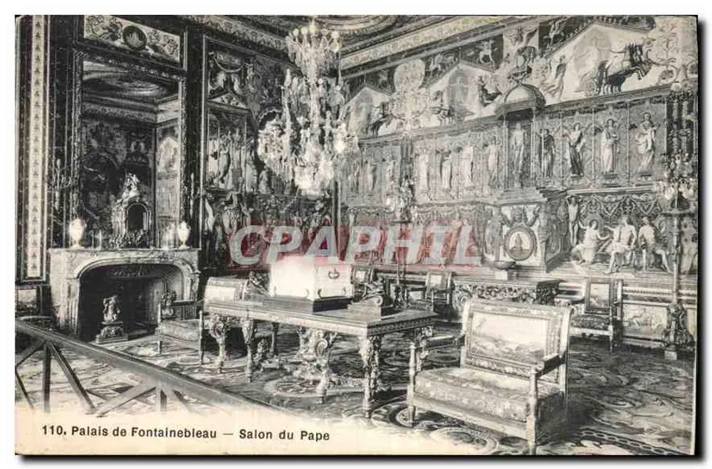 Palast von Fontainebleau — Salon des Papes — n°110 - Vorderseite