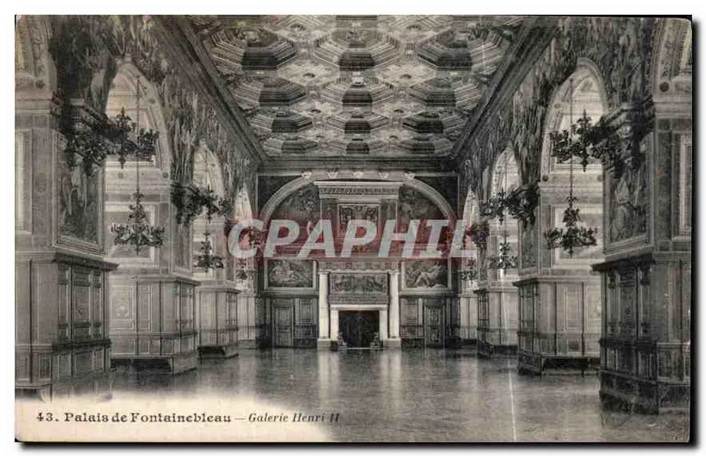 Schloss Fontainebleau — Galerie Henri II - Vorderseite