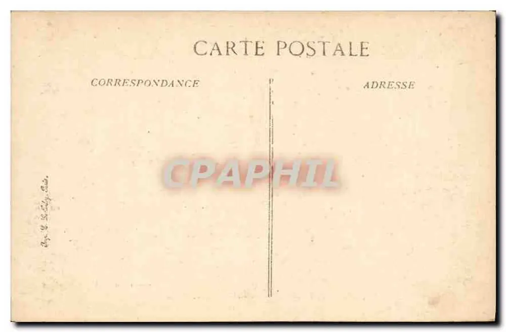 Schloss FONTAINEBLEAU — Ratssaal — Ed. Ed. Siron, Fontainebleau - Rückseite
