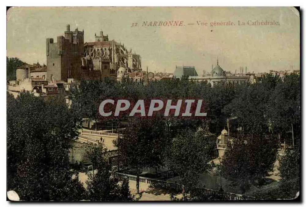 NARBONNE — Vista geral. A Catedral — 32 - Frente