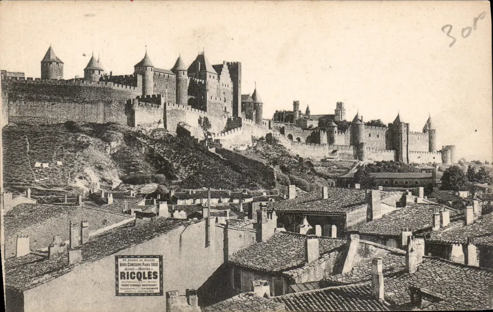 Cité de Carcassonne — Ensemble de l'Ouest — Ricôles, Verlag - Vorderseite