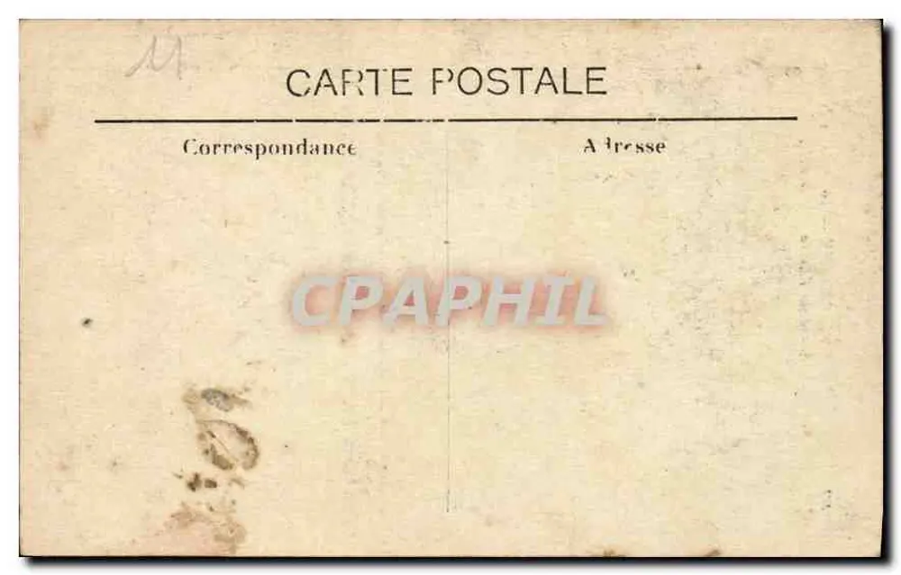 Stadt Carcassonne — Turm der Gerechtigkeit und Vorstadt der Aude — D.F.P. - Rückseite