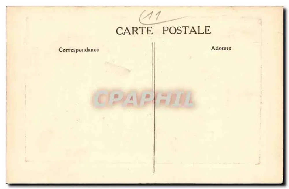 Turm der Inquisition und Unterstadt — Cité de Carcassonne — E. Roudière, Verlag - Rückseite