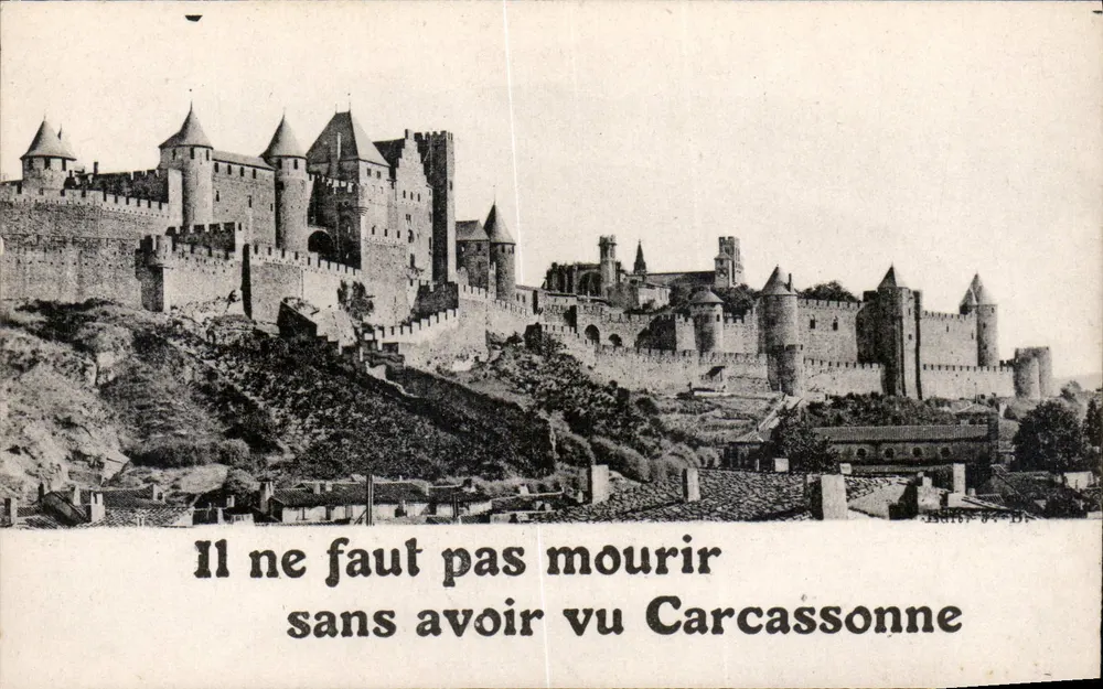 Carcassonne — Burgschloss — Verlag Bulte 84-Dr - Vorderseite
