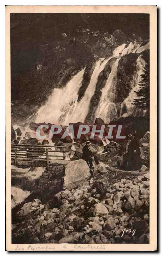 Os Pirineus - Cachoeira de La Raillère em Cauterets — Edição de Arte YVON - Frente
