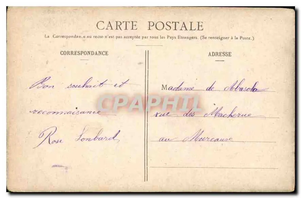Lourdes — Die Basilika und die gekrönte Jungfrau — L.S. 43 - Rückseite