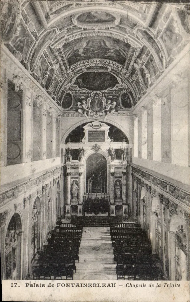 Schloss FONTAINEBLEAU — Kapelle der Dreifaltigkeit — n°17 - Vorderseite