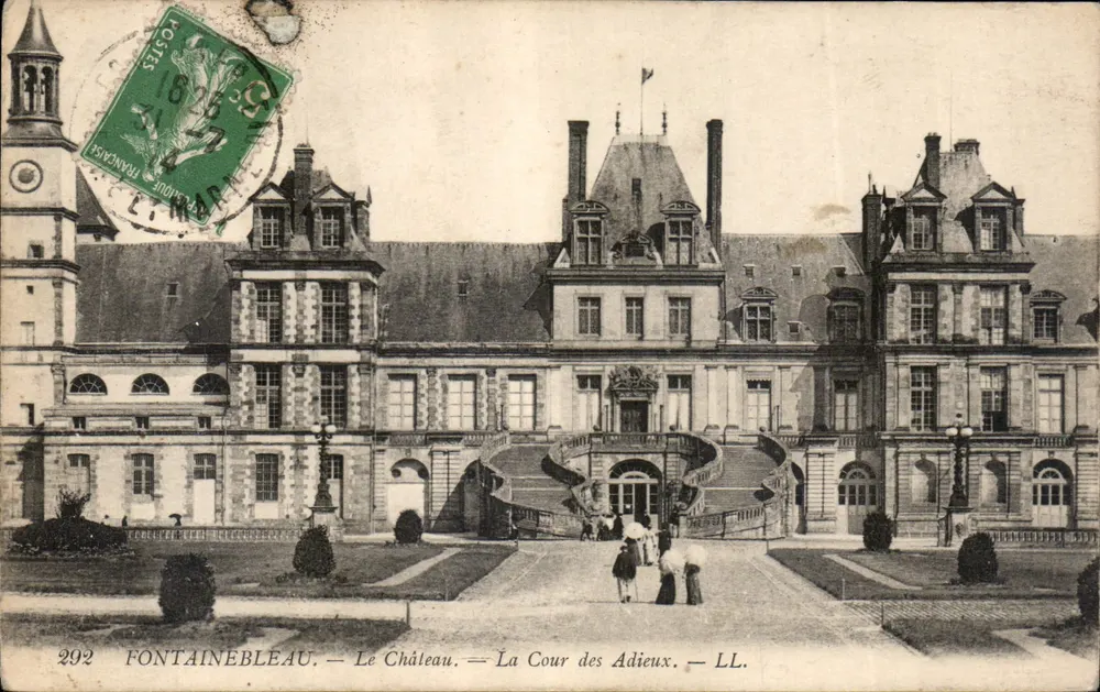 Fontainebleau — Das Schloss — Die Abschiedshalle — LL. — Nr. 292 - Vorderseite