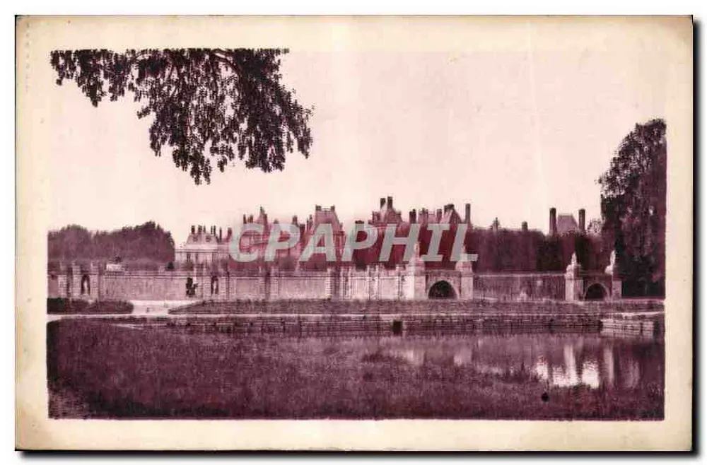 Palast von Fontainebleau — Ansicht vom Kanal — Edition Vincent - Vorderseite