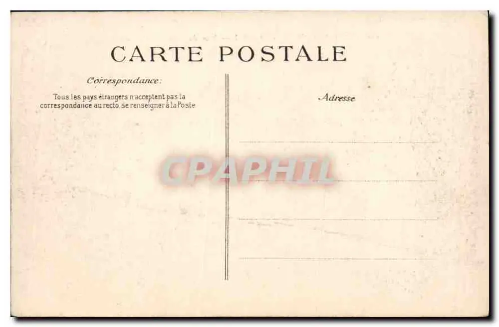 Schloss FONTAINEBLEAU — Ansicht des Parterres und des Kanals — B.D. n°171 - Rückseite