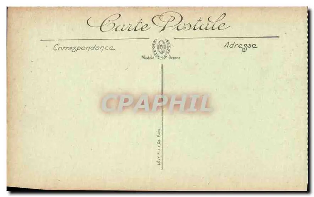 Fontainebleau — Ansicht des Parterres — N G. - Rückseite